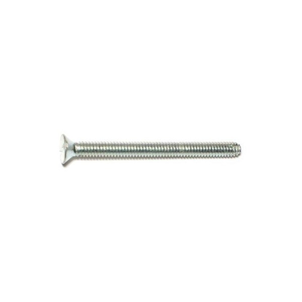 Midwest Fastener Sheet Metal Screw, 1/4" x 3 in, Zinc Plated Steel Flat Head Slotted Drive, 14 PK 60814 - main